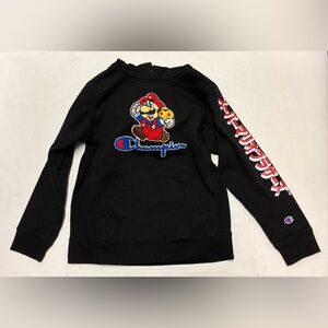Champion x Super Mario Bros. hoodie, size L